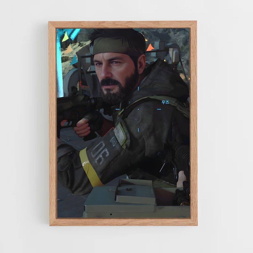 Poster Frank Woods: Sniper's Focus – affiche Call of Duty (vue 4)